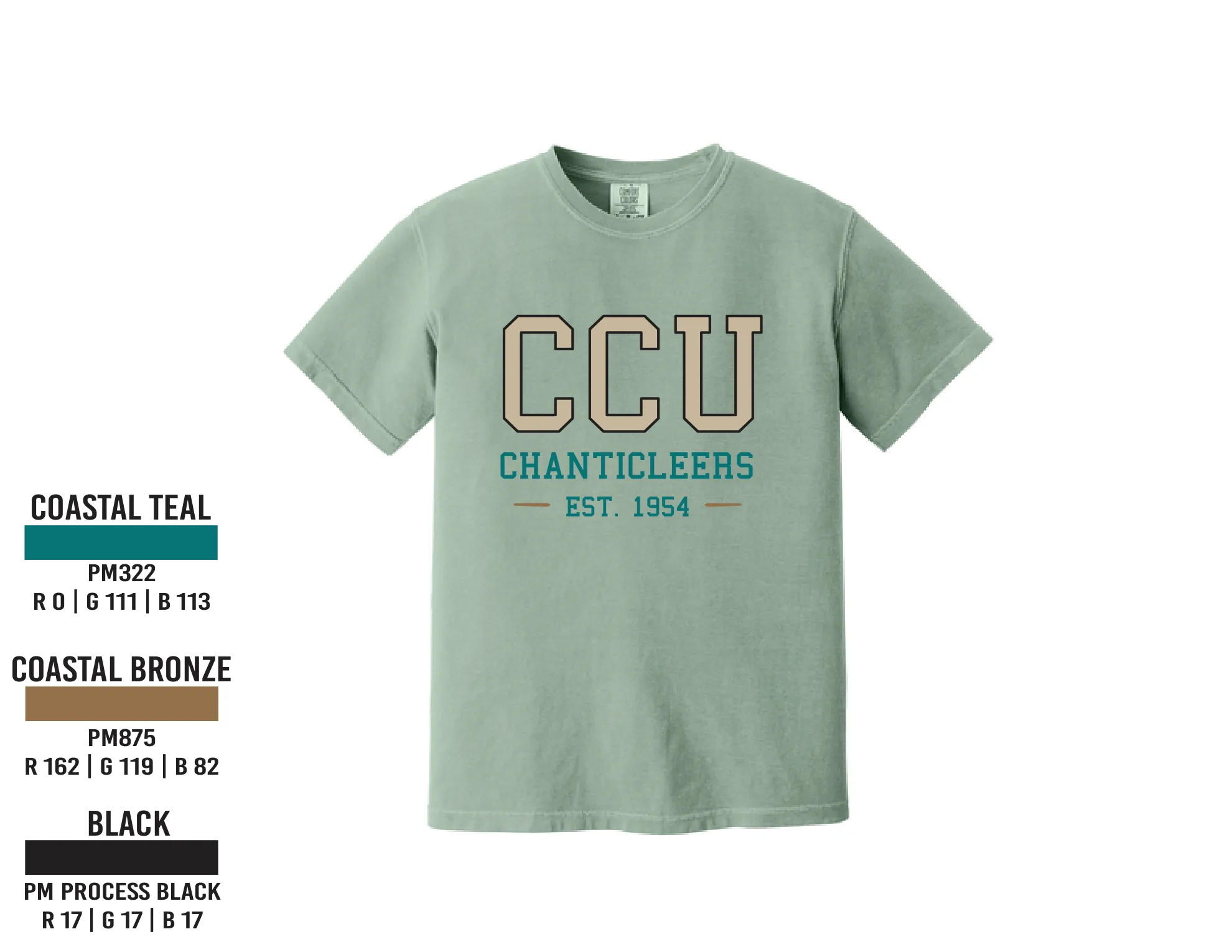 Bay CCU Chanticleers tee
