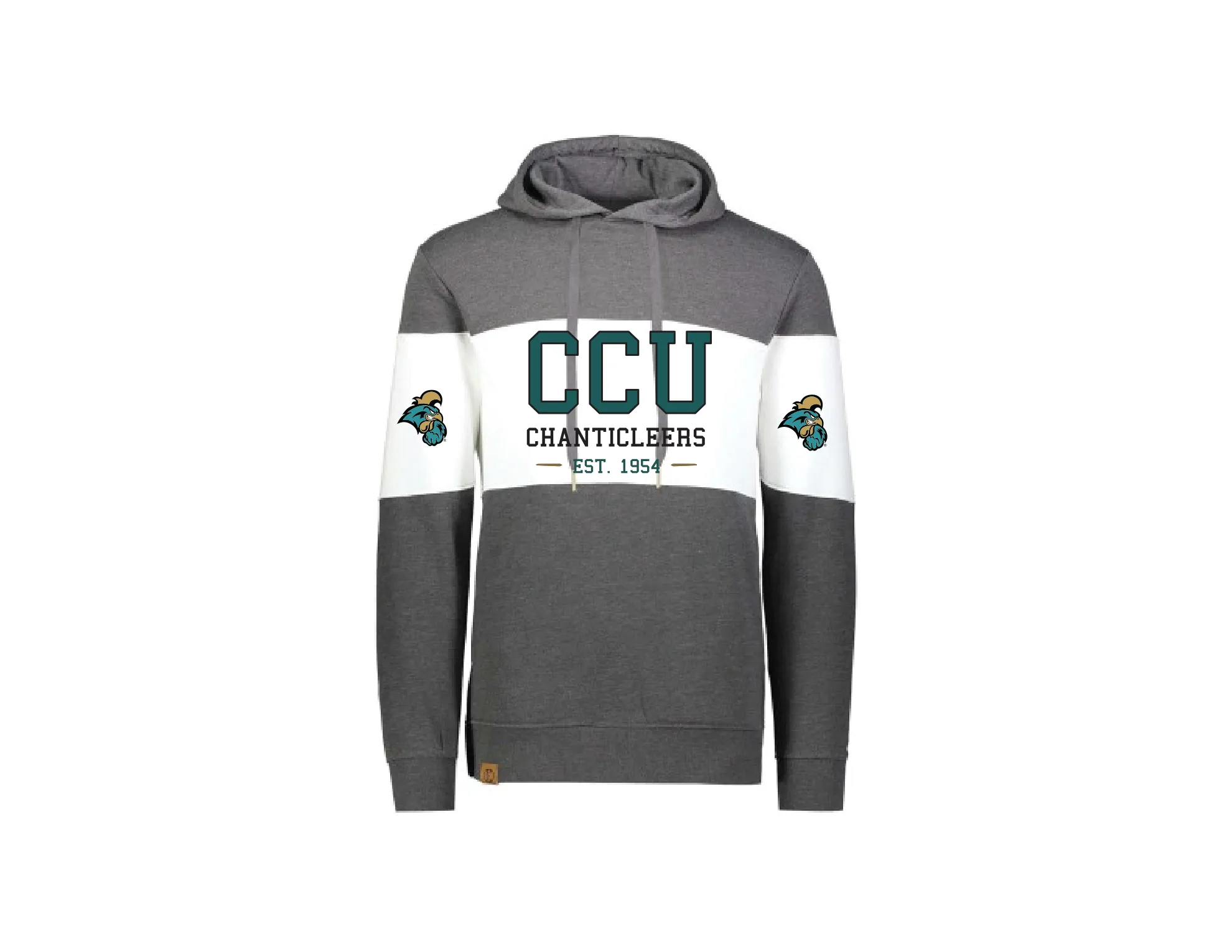 Carbon color-block CCU hoodie