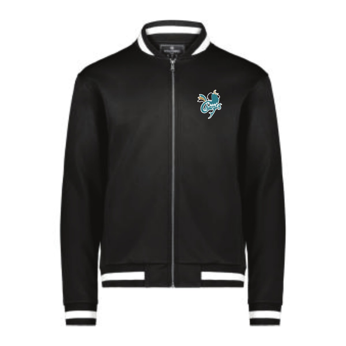 Black men's full-zip jacket